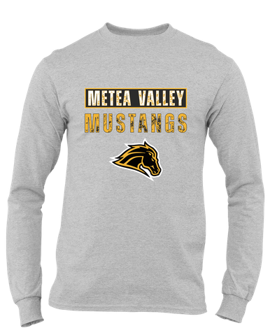 Metea Valley Mustangs Mascot #9 Men's Premium LS T-Shirt