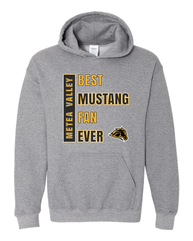 Metea Valley Mustangs Best Mustang Fan Men's Hoodie