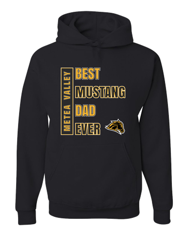 Metea Valley Mustangs Best Mustang Dad Men's Premium Hoodie