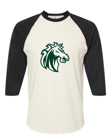 Morgan Park Mustangs Mascot #1 Men's Baseball T-Shirt
