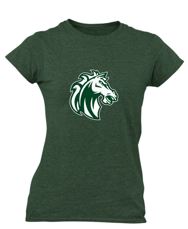 Morgan Park Mustangs Mascot #1 Women's Premium SS T-Shirt