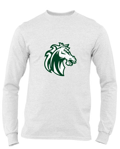 Morgan Park Mustangs Mascot #1 Men's LS T-Shirt