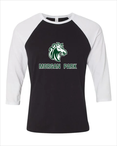Morgan Park Mustangs Mascot #2 Men's Baseball T-Shirt