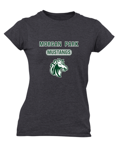 Morgan Park Mustangs Mascot #3 Women's Premium SS T-Shirt