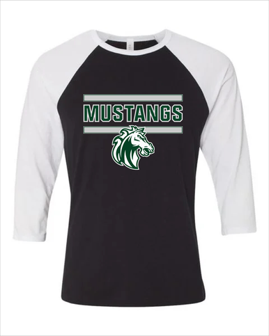 Morgan Park Mustangs Mascot #5 Men's Baseball T-Shirt