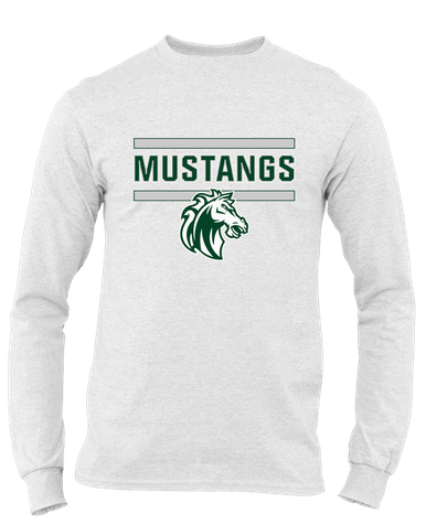 Morgan Park Mustangs Mascot #5 Men's Premium LS T-Shirt