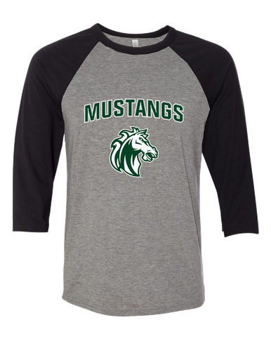 Morgan Park Mustangs Mascot #6 Women's Baseball T-Shirt