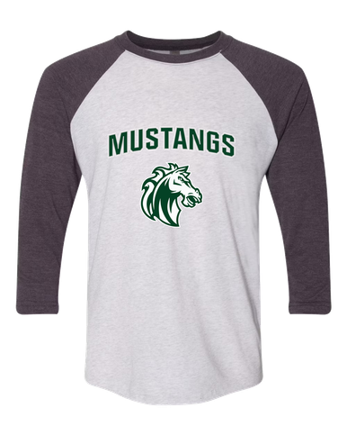 Morgan Park Mustangs Mascot #6 Men's Baseball T-Shirt