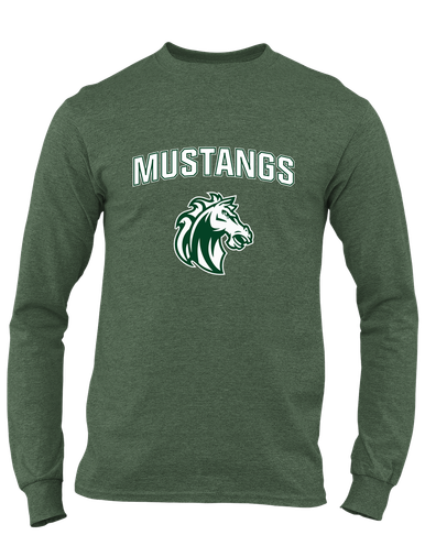 Morgan Park Mustangs Mascot #6 Men's Premium LS T-Shirt
