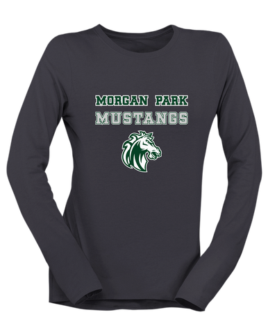 Morgan Park Mustangs Spirit Women's LS T-Shirt