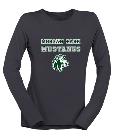 Morgan Park Mustangs Spirit Women's Premium LS T-Shirt