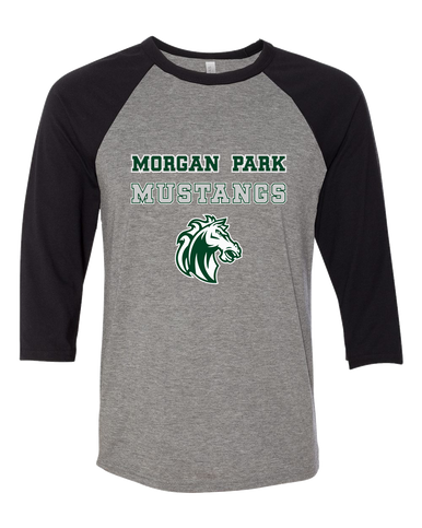 Morgan Park Mustangs Spirit Men's Baseball T-Shirt