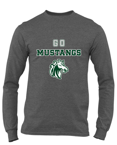 Morgan Park Mustangs Go Team Men's LS T-Shirt