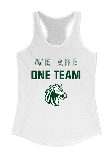 Morgan Park Mustangs We Are One Team Women's Tank Top