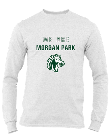 Morgan Park Mustangs We Are Men's LS T-Shirt