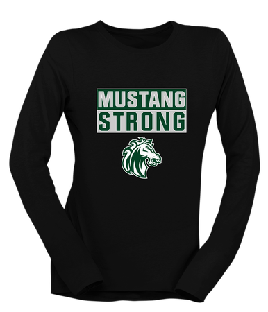 Morgan Park Mustangs Strong #1 Women's LS T-Shirt