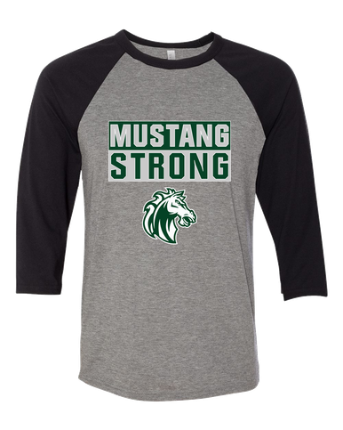 Morgan Park Mustangs Strong #1 Men's Baseball T-Shirt