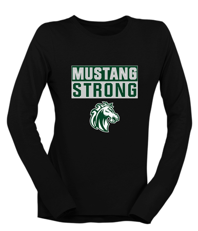 Morgan Park Mustangs Strong #1 Women's Premium LS T-Shirt