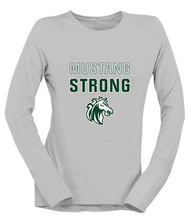 Morgan Park Mustangs Strong #2 Women's Premium LS T-Shirt
