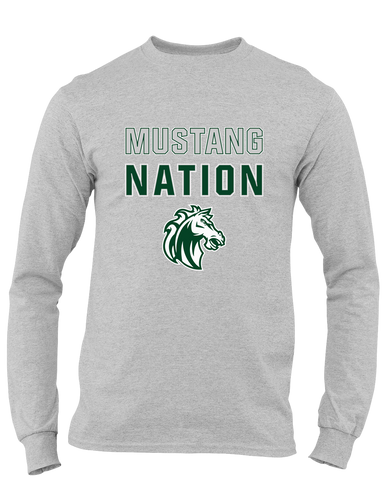 Morgan Park Mustangs Nation #2 Men's LS T-Shirt