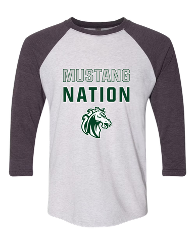 Morgan Park Mustangs Nation #2 Men's Baseball T-Shirt