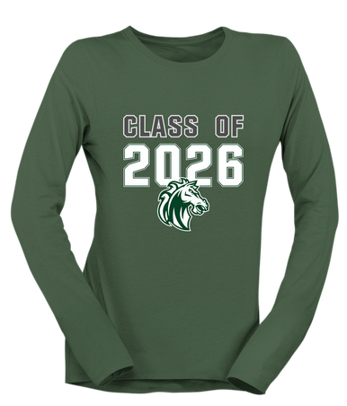Morgan Park Mustangs Class of 2026 Women's LS T-Shirt