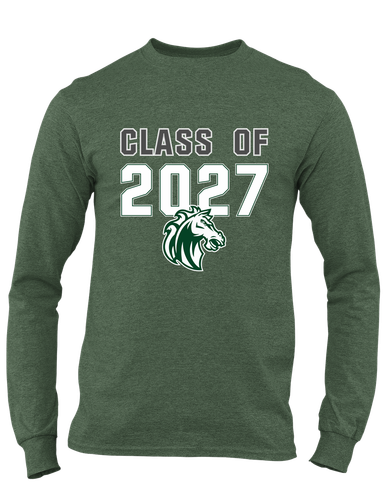 Morgan Park Mustangs Class of 2027 Men's LS T-Shirt