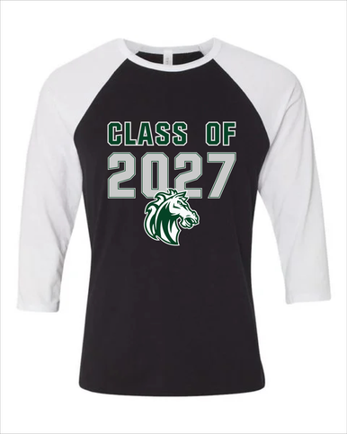 Morgan Park Mustangs Class of 2027 Women's Baseball T-Shirt