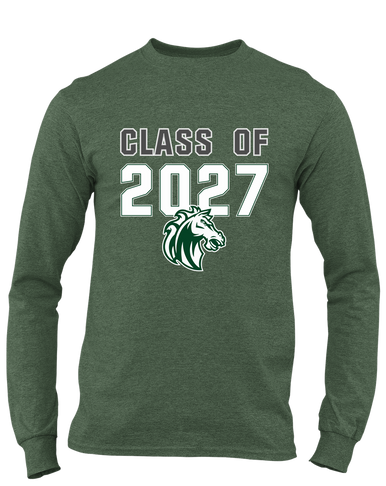 Morgan Park Mustangs Class of 2027 Men's Premium LS T-Shirt