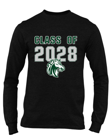 Morgan Park Mustangs Class of 2028 Men's Premium LS T-Shirt