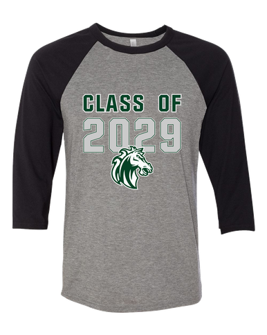 Morgan Park Mustangs Class of 2029 Women's Baseball T-Shirt