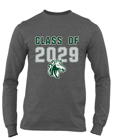 Morgan Park Mustangs Class of 2029 Men's LS T-Shirt