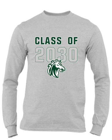 Morgan Park Mustangs Class of 2030 Men's LS T-Shirt