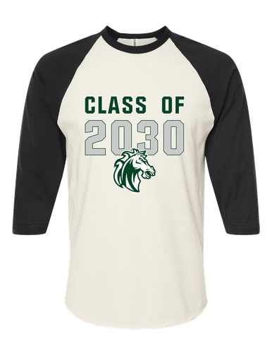 Morgan Park Mustangs Class of 2030 Women's Baseball T-Shirt