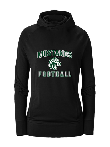 Morgan Park Mustangs Football #1 Women's Hoodie