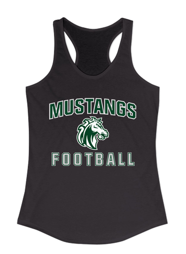 Morgan Park Mustangs Football #1 Women's Tank Top