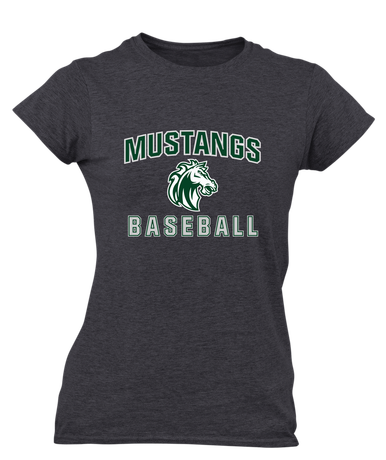 Morgan Park Mustangs Baseball #1 Women's SS T-Shirt