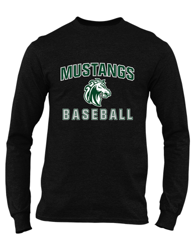 Morgan Park Mustangs Baseball #1 Men's Premium LS T-Shirt
