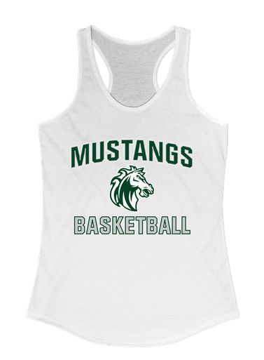 Morgan Park Mustangs Basketball #1 Women's Tank Top