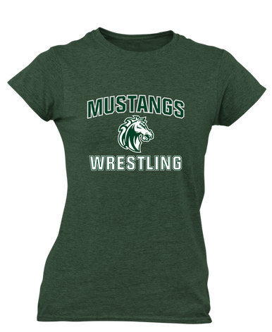 Morgan Park Mustangs Wrestling Women's SS T-Shirt