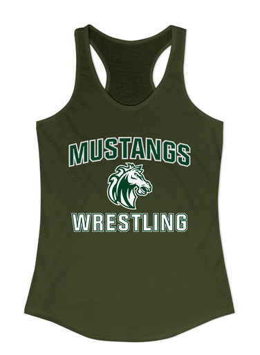 Morgan Park Mustangs Wrestling Women's Tank Top