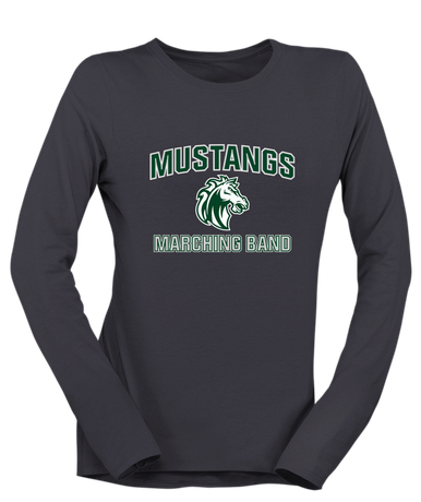 Morgan Park Mustangs Marching Band Women's LS T-Shirt