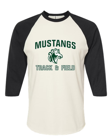 Morgan Park Mustangs Track & Field Men's Baseball T-Shirt
