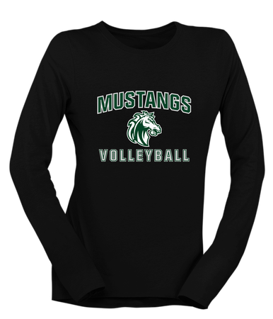 Morgan Park Mustangs Volleyball Women's LS T-Shirt