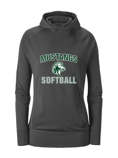 Morgan Park Mustangs Softball #1 Women's Hoodie