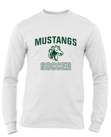 Morgan Park Mustangs Soccer #1 Men's LS T-Shirt