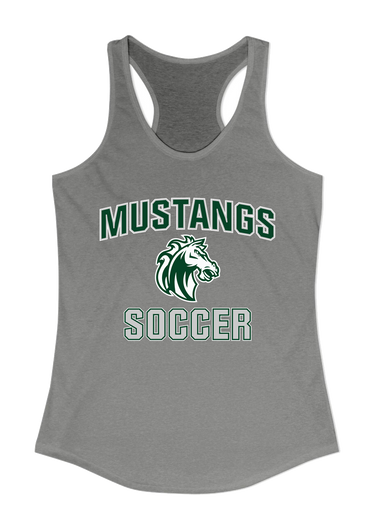 Morgan Park Mustangs Soccer #1 Women's Tank Top