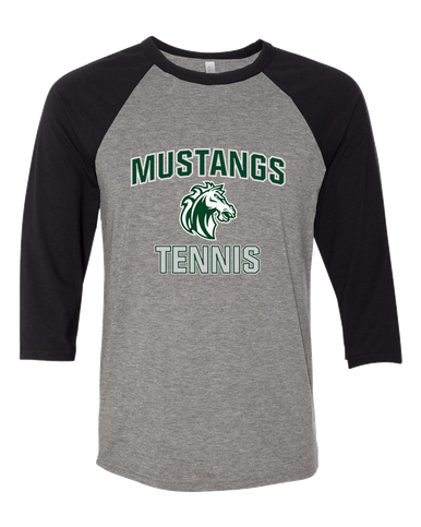 Morgan Park Mustangs Tennis Women's Baseball T-Shirt