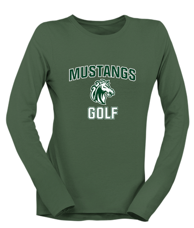 Morgan Park Mustangs Golf Women's LS T-Shirt