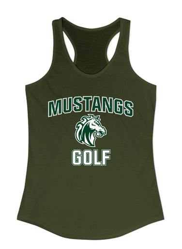 Morgan Park Mustangs Golf Women's Tank Top